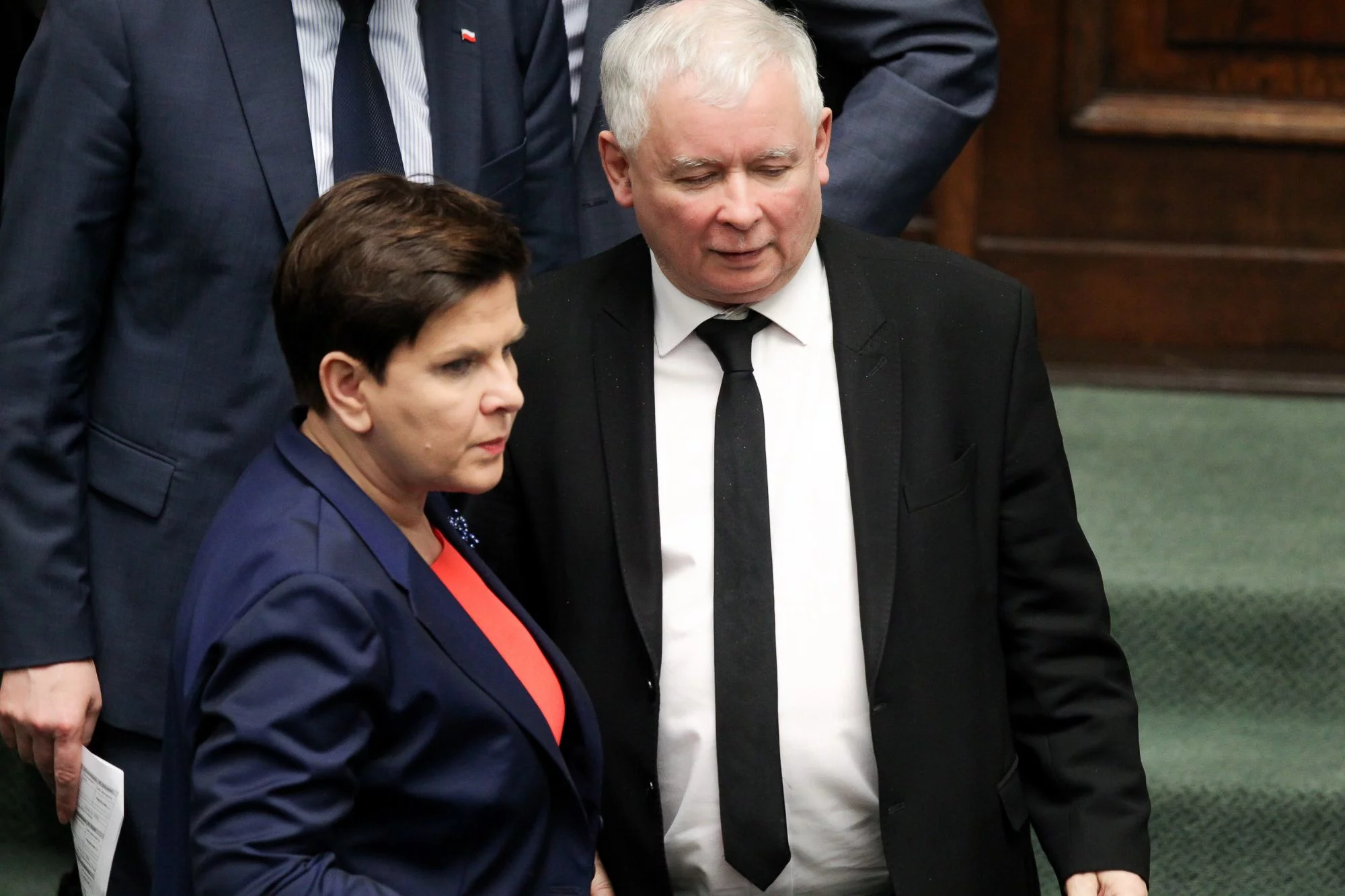 Beata Szydło i Jarosław Kaczyński