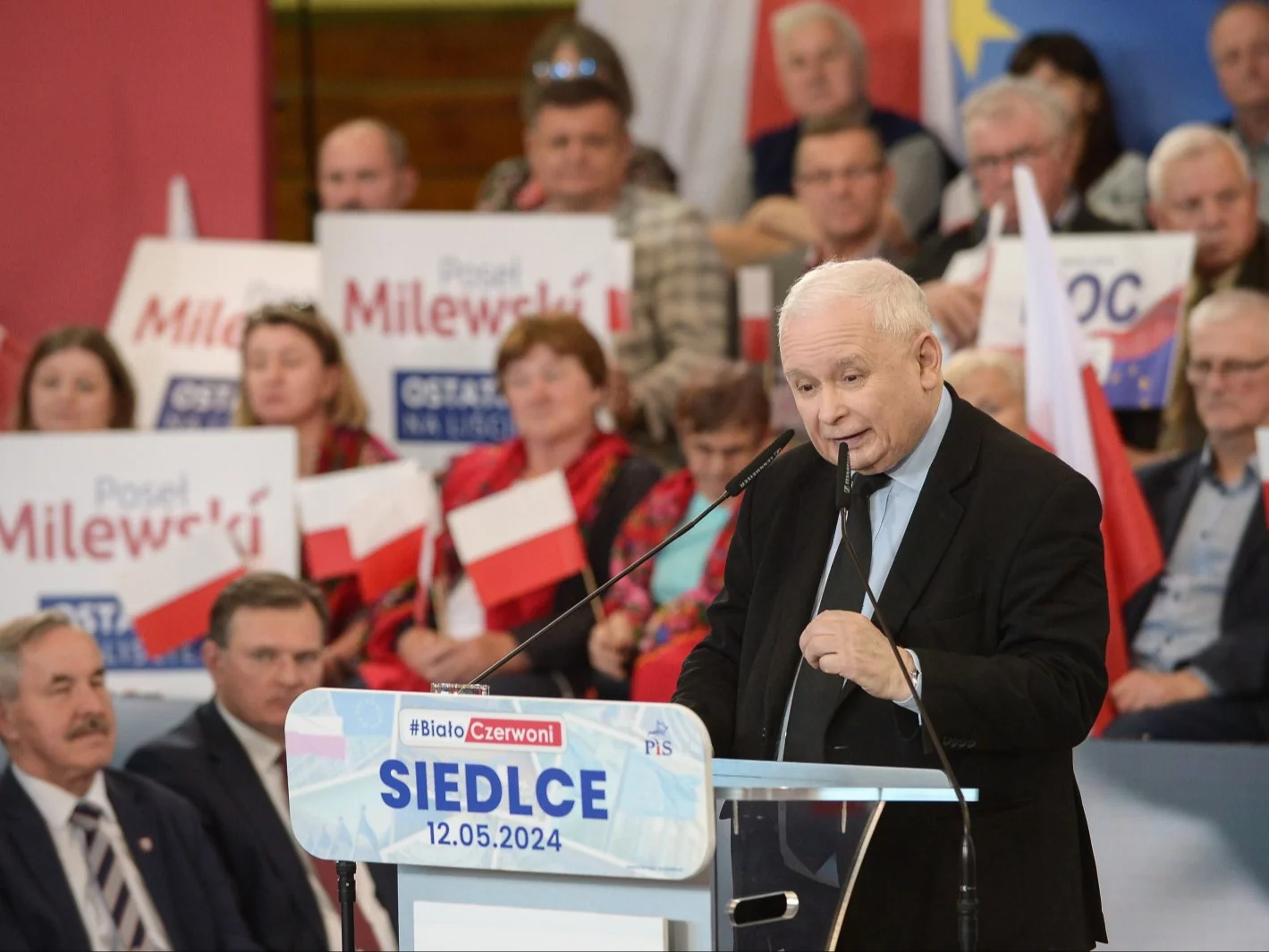 Jarosław Kaczyński w Siedlcach