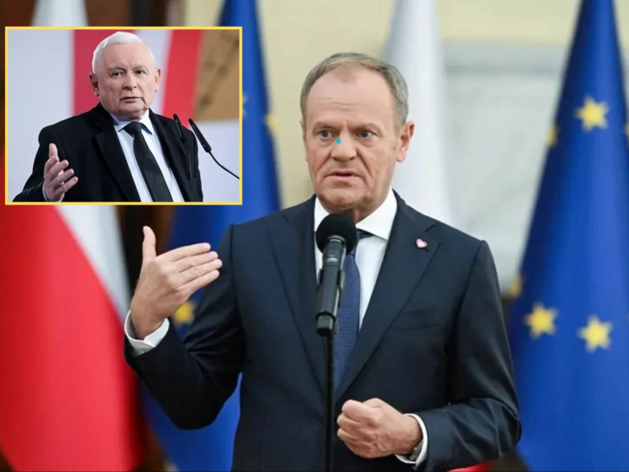 Donald Tusk zacytował Jarosława Kaczyńskiego