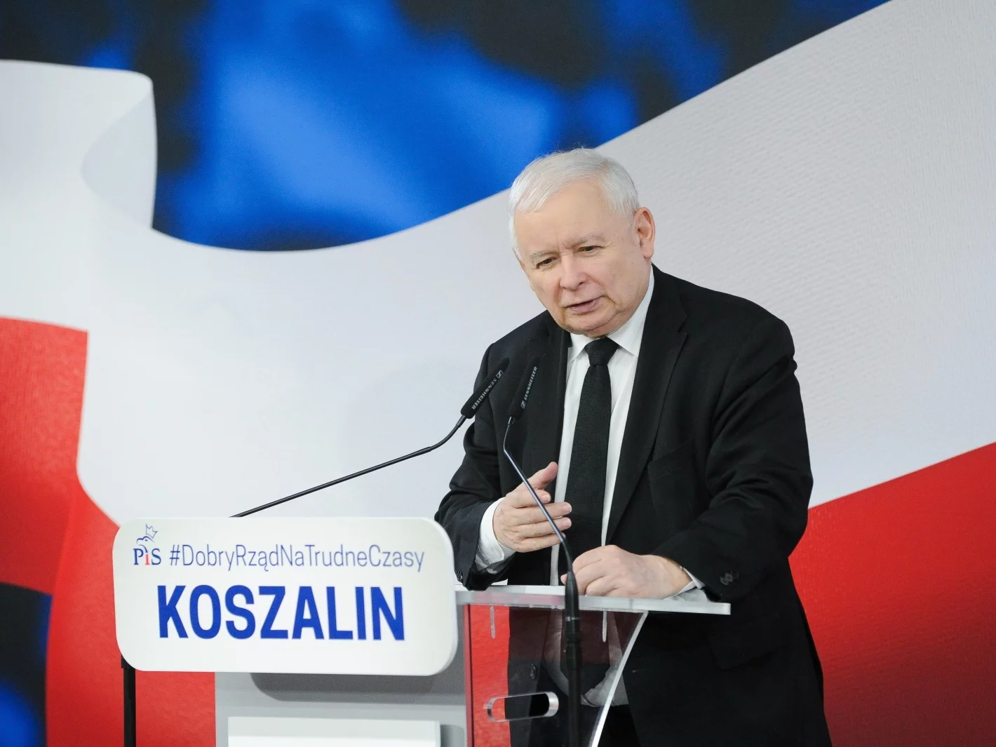 Jarosław Kaczyński w Koszalinie