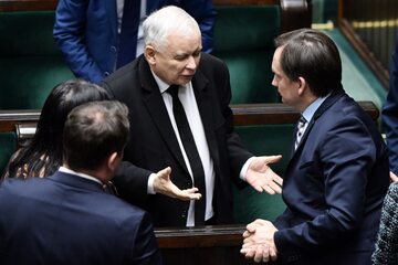 Kaczyński i Ziobro w Sejmie
