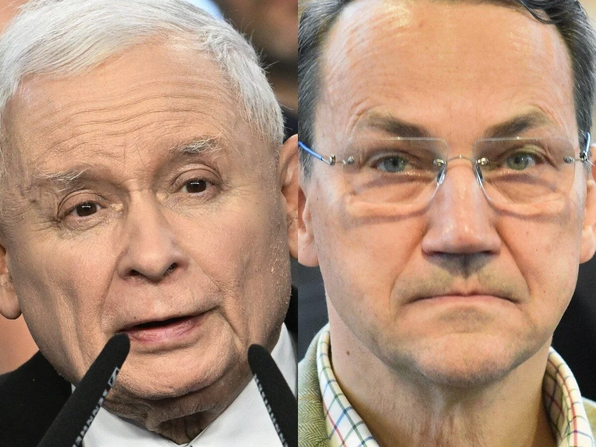 Jarosław Kaczyński, Radosław Sikorski