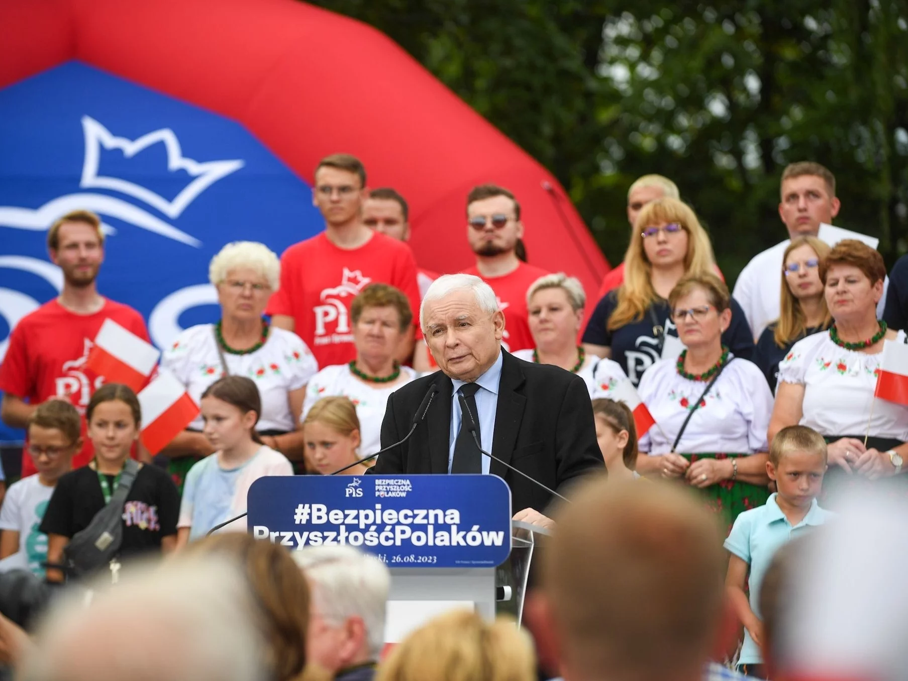 Jarosław Kaczyński w Sokołowie Podlaskim