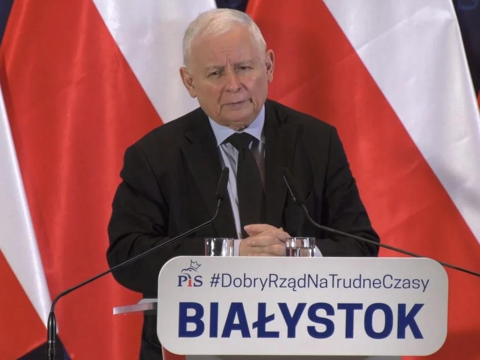 Jarosław Kaczyński w Białymstoku