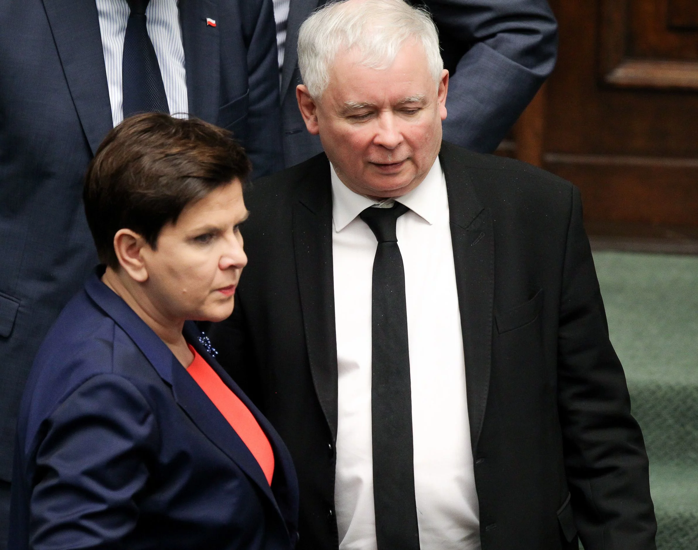 Jarosław Kaczyński i Beata Szydło