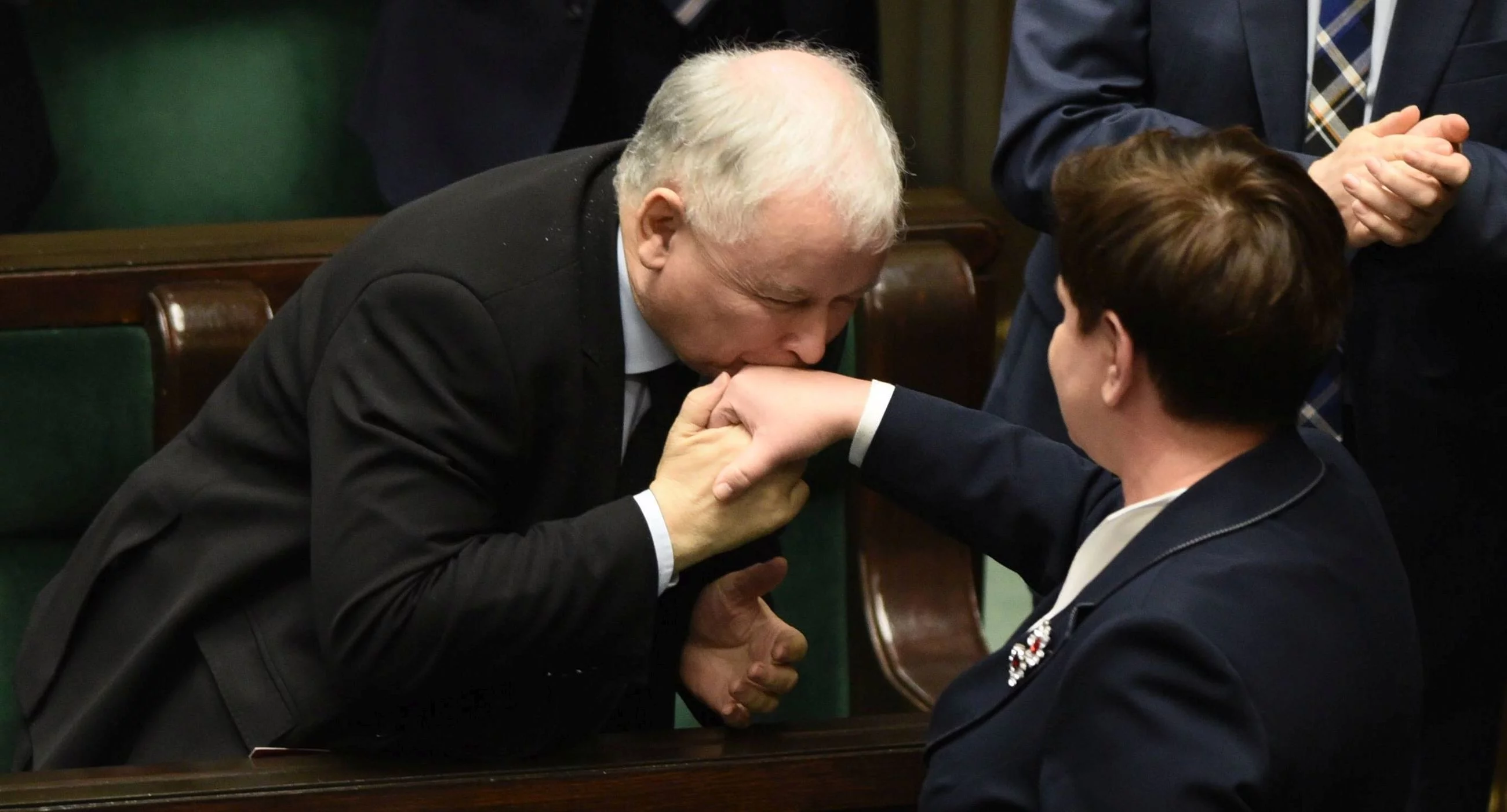 Jarosław Kaczyński i Beata Szydło