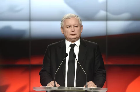 Jarosław Kaczyński ( FOT DAMIAN BURZYKOWSKI / NEWSPIX.PL)