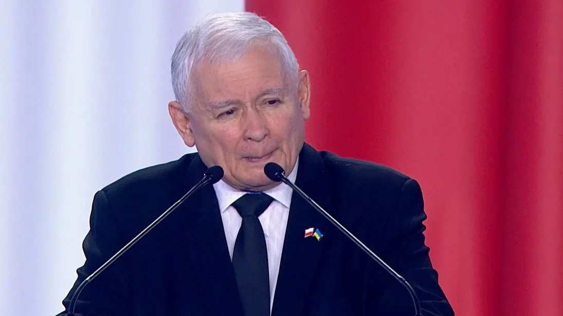 Jarosław Kaczyński na konwencji PiS