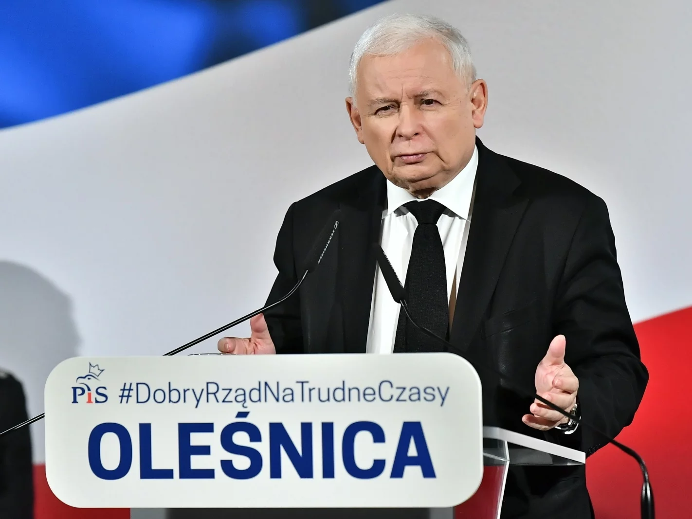 Jarosław Kaczyński w Oleśnicy