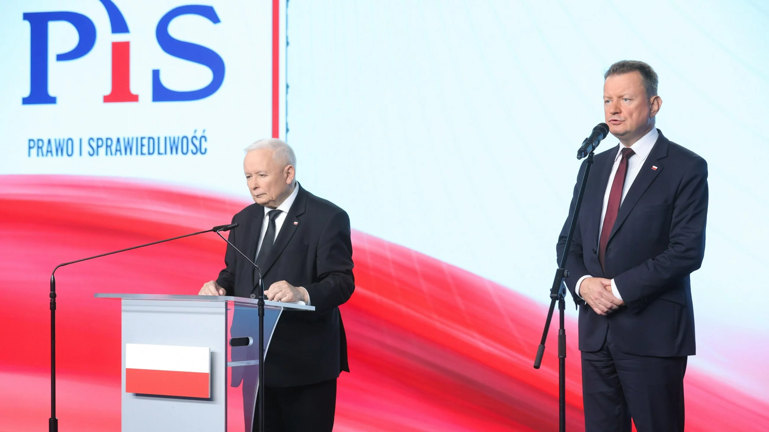 Jarosław Kaczyński i Mariusz Błaszczak