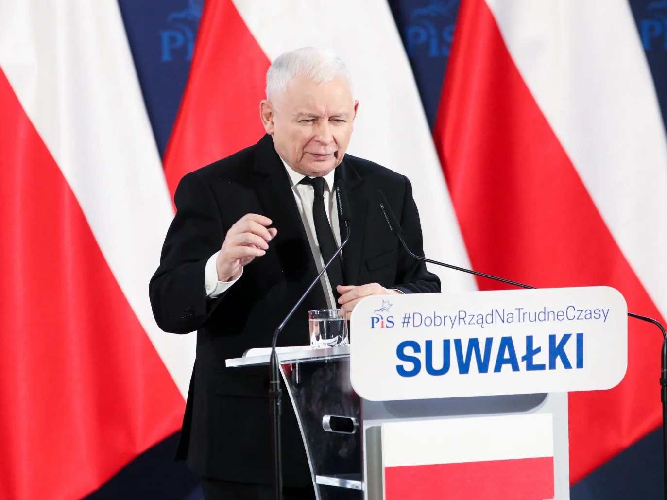 Jarosław Kaczyński w Suwałkach