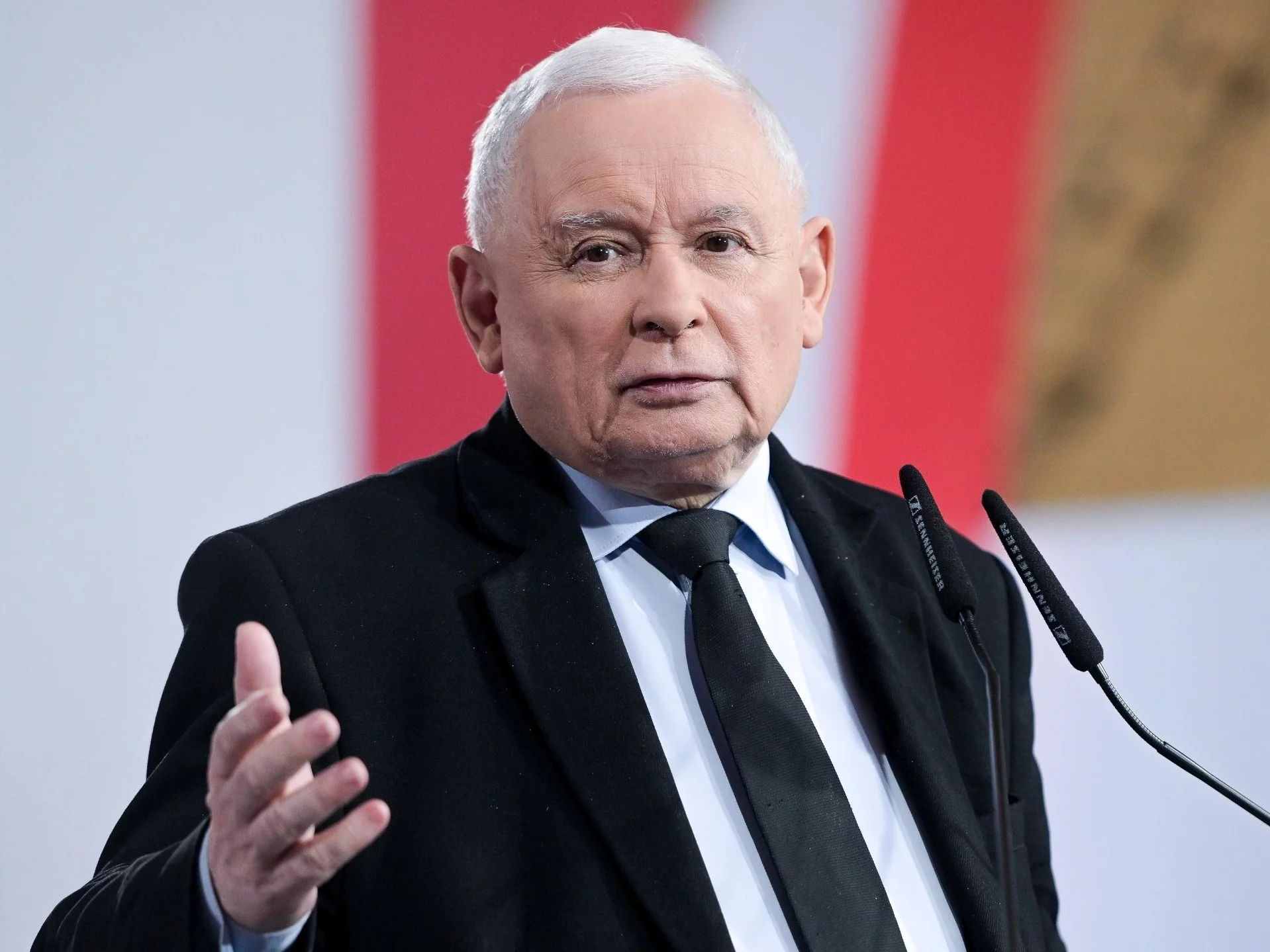 Prezes PiS Jarosław Kaczyński