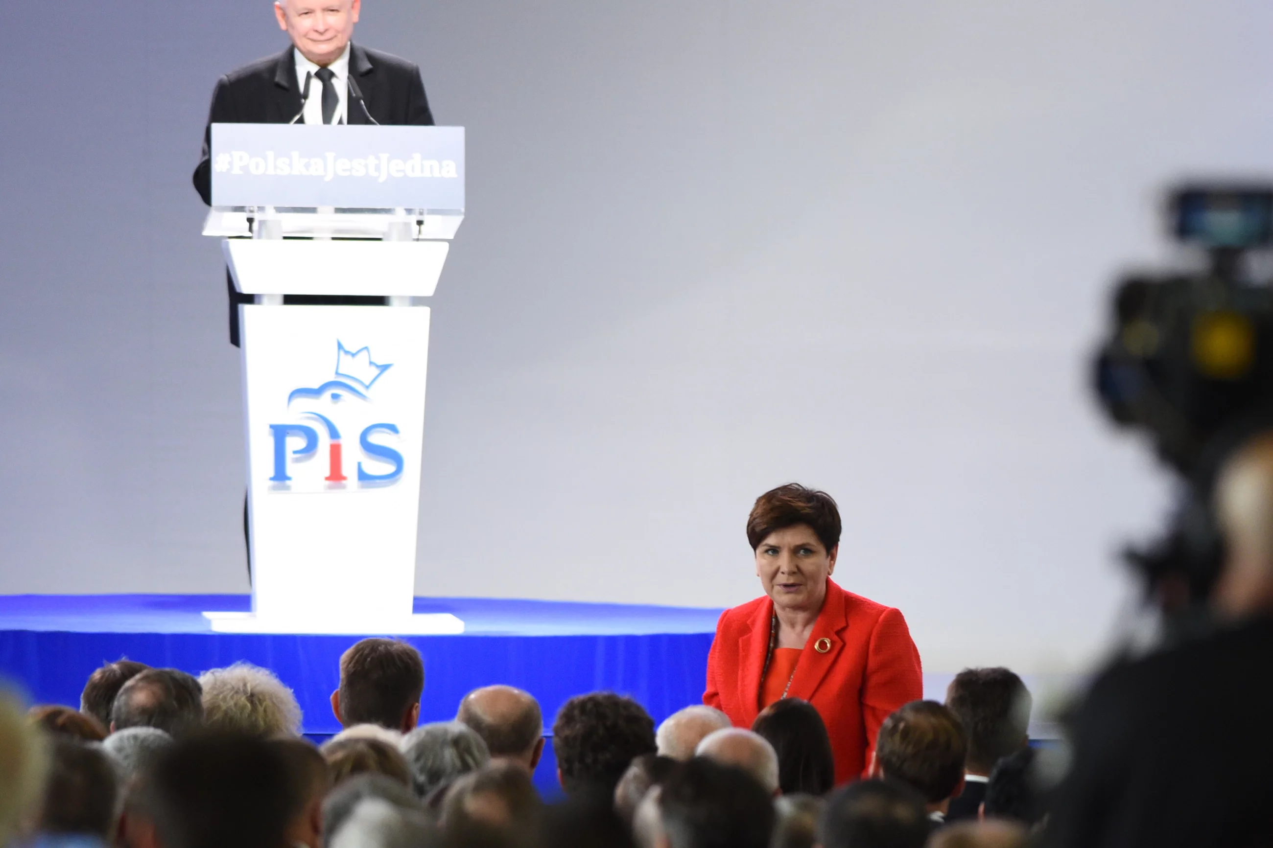 Jarosław Kaczyński i Beata Szydło