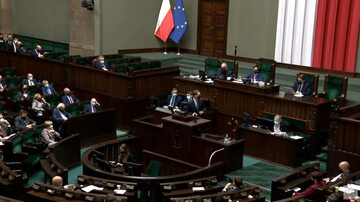 Kadr z 28. posiedzenia Sejmu