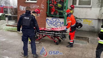 Kadr z akcji ratunkowej w Opolu