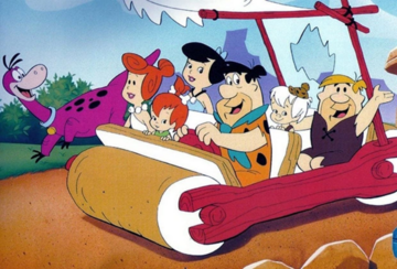 Kadr z bajki „Flintstonowie”