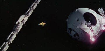 Kadr z filmu „2001: Odyseja kosmiczna” (1968)