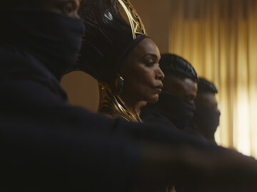 Kadr z filmu „Czarna Pantera: Wakanda w moim sercu”
