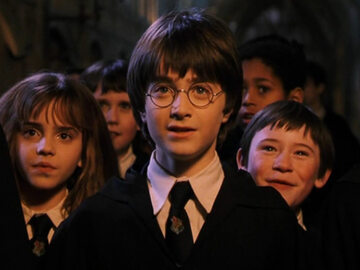 Kadr z filmu „Harry Potter i Kamień Filozoficzny”