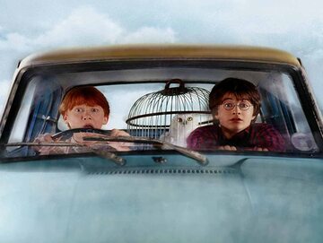 Kadr z filmu „Harry Potter i Komnata Tajemnic”