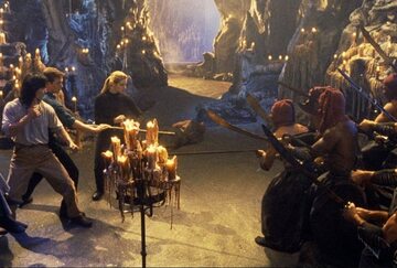 Kadr z filmu "Mortal Kombat" z 1995 roku