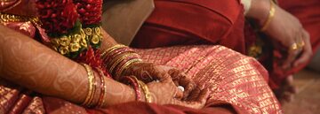Kadr z indyjskiego wesela