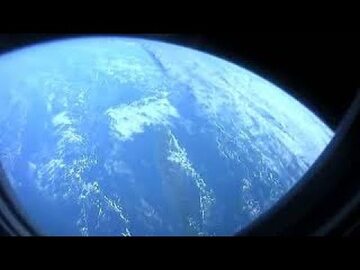Kadr z nagrania astronauty Victora Glovera