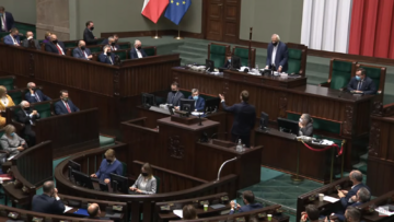Kadr z obrad Sejmu