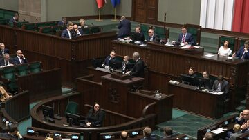 Kadr z posiedzenia Sejmu (28 listopada)