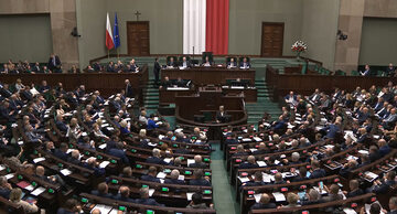 Kadr z posiedzenia Sejmu (4 listopada)
