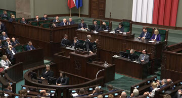 Kadr z posiedzenia Sejmu (5 października)