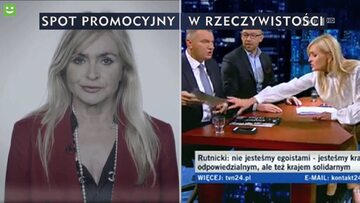 Kadr z „Wiadomości” TVP
