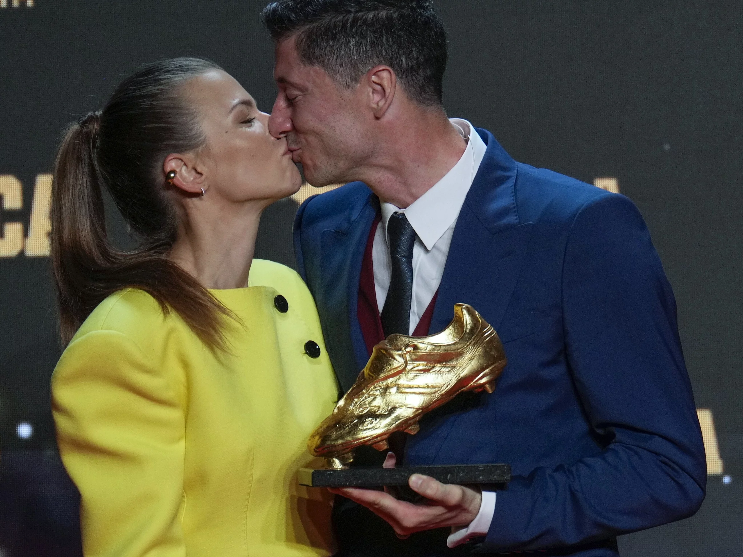 Robert Lewaandowski i Anna Lewandowska