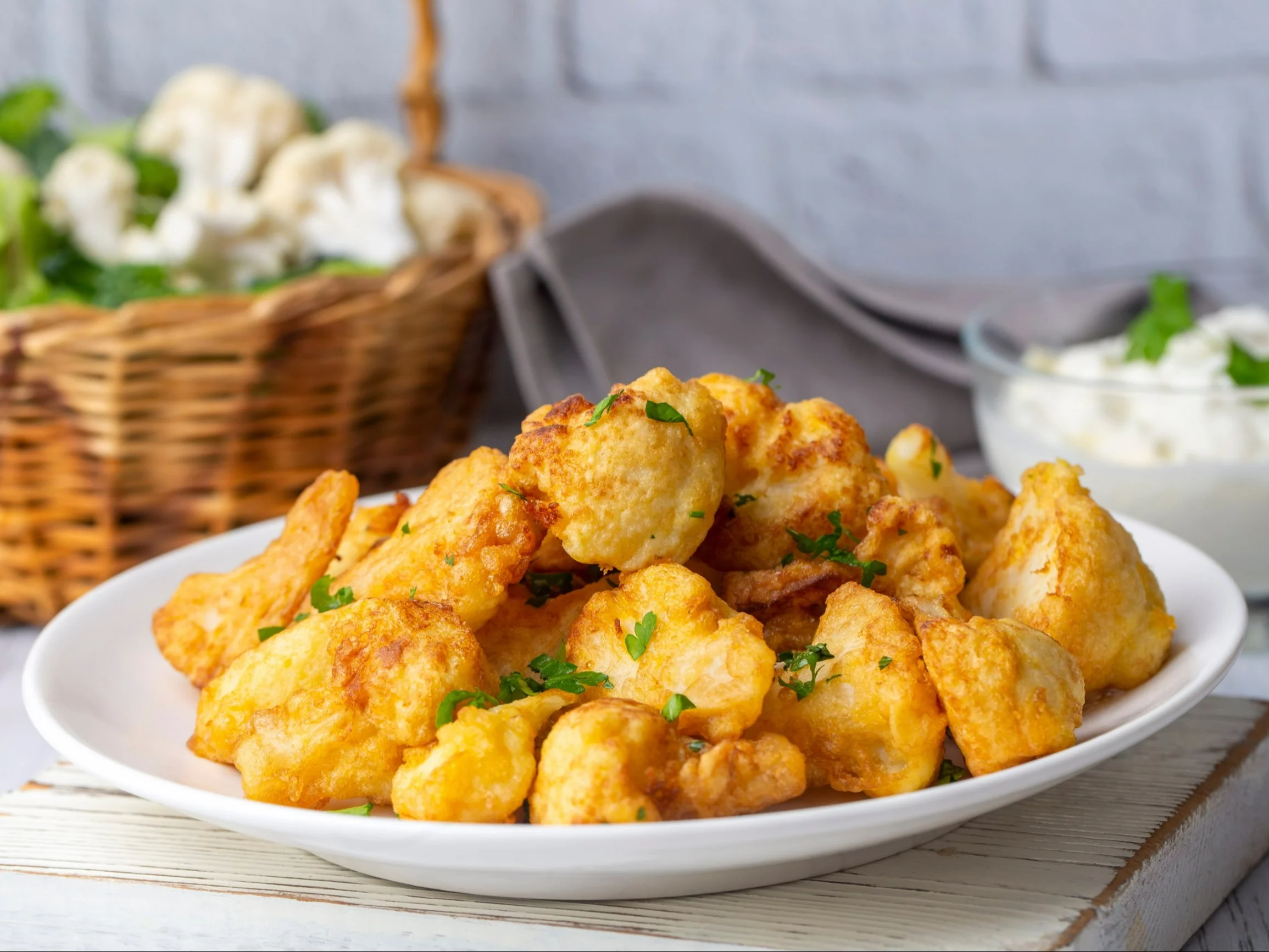 Kalafior w cieście piwnym