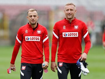 Kamil Grosicki i Kamil Glik