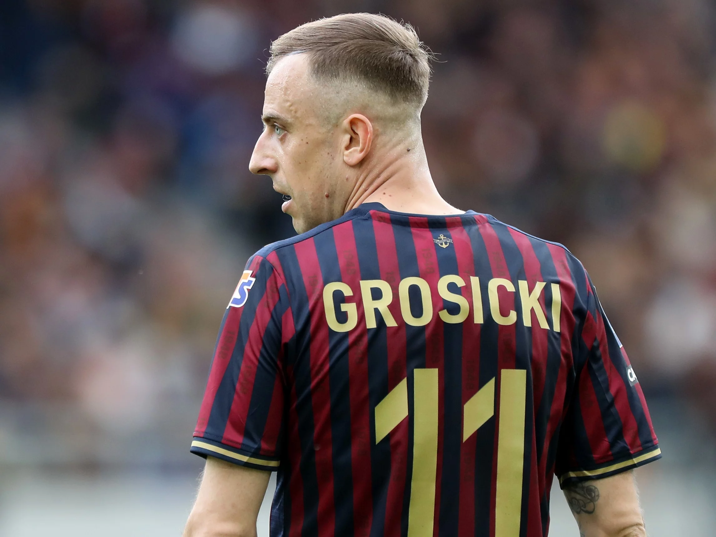 Kamil Grosicki w barwach Pogoni Szczecin