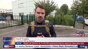 Kamil Trzaska na antenie TVP Info