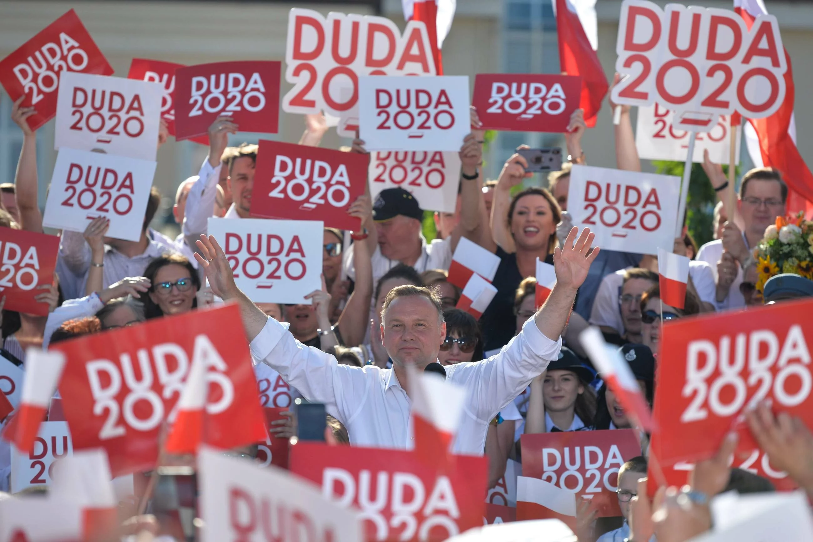 Andrzej Duda podczas kampanii prezydenckiej w 2020 roku