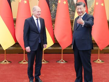 Kanclerz Olaf Scholz z wizytą u prezydenta Xi Jinpinga