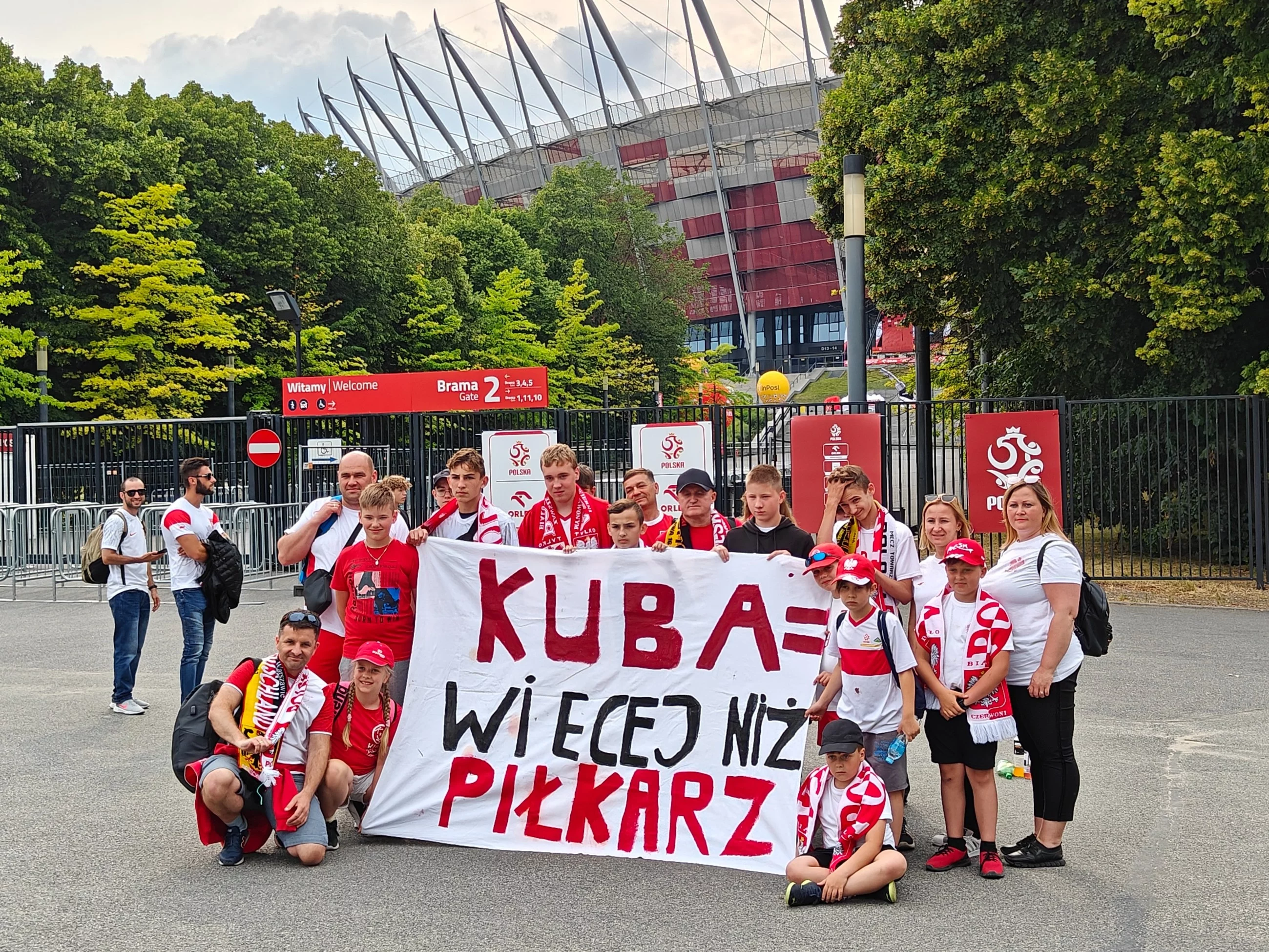 Kibice przyjechali na PGE Narodowy, by wesprzeć i pożegnać Jakuba Błaszczykowskiego