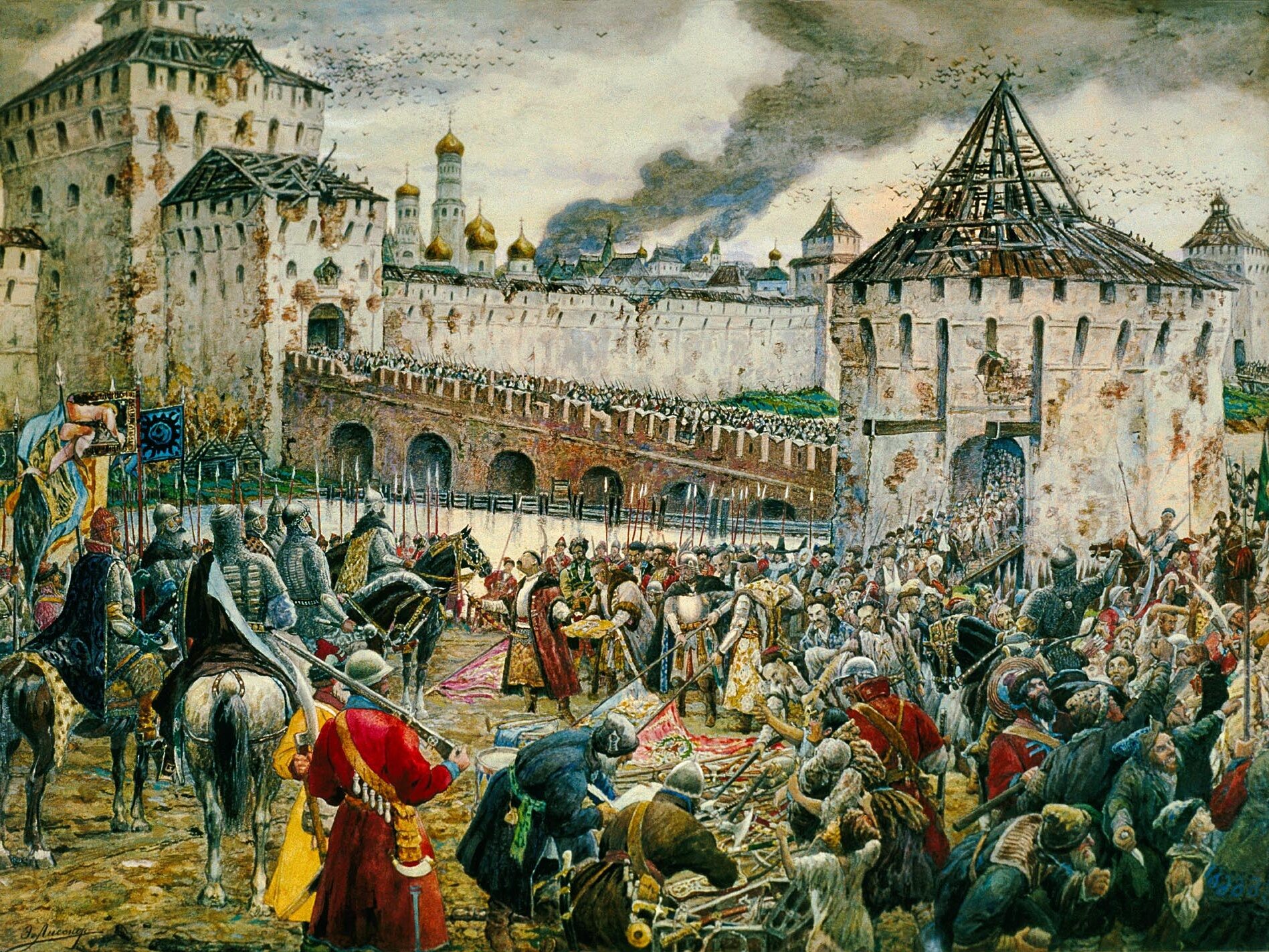 Kapitulacja polskiej załogi na Kremlu w 1612 roku