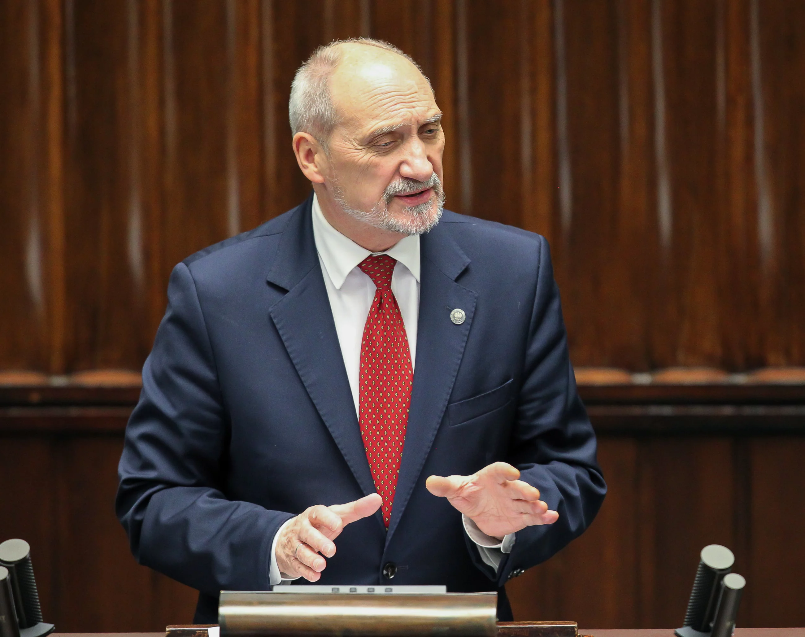 Minister obrony narodowej Antoni Macierewicz