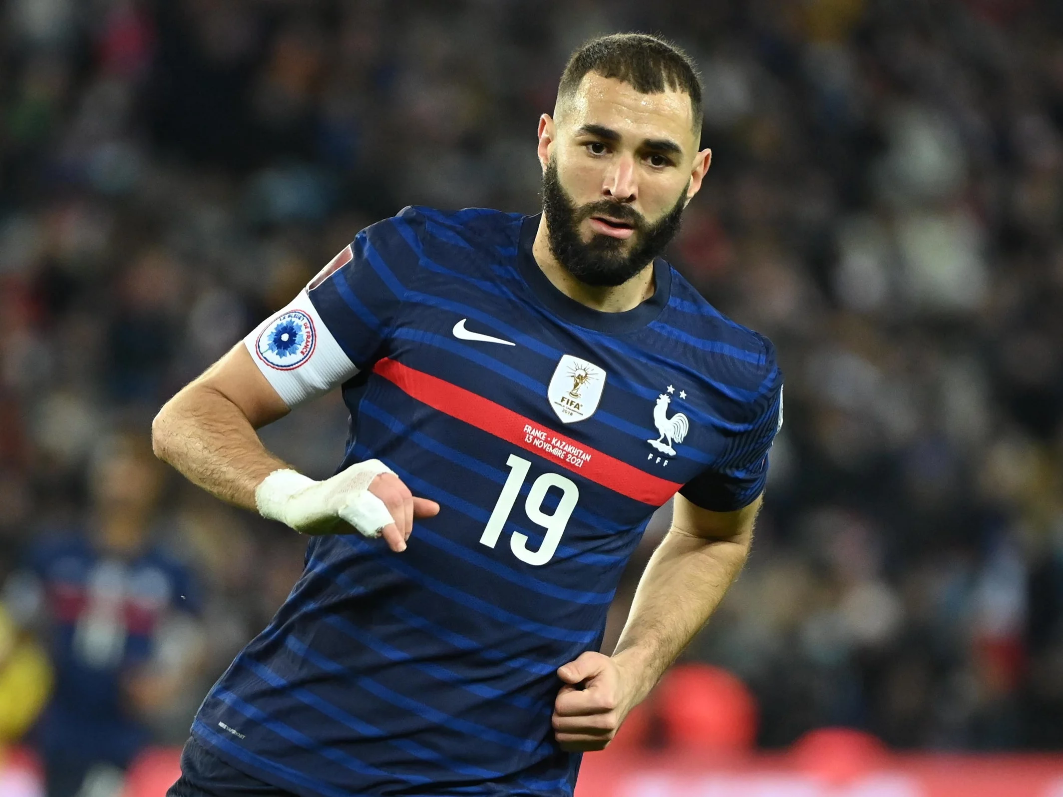 Karim Benzema w barwach reprezentacji Francji