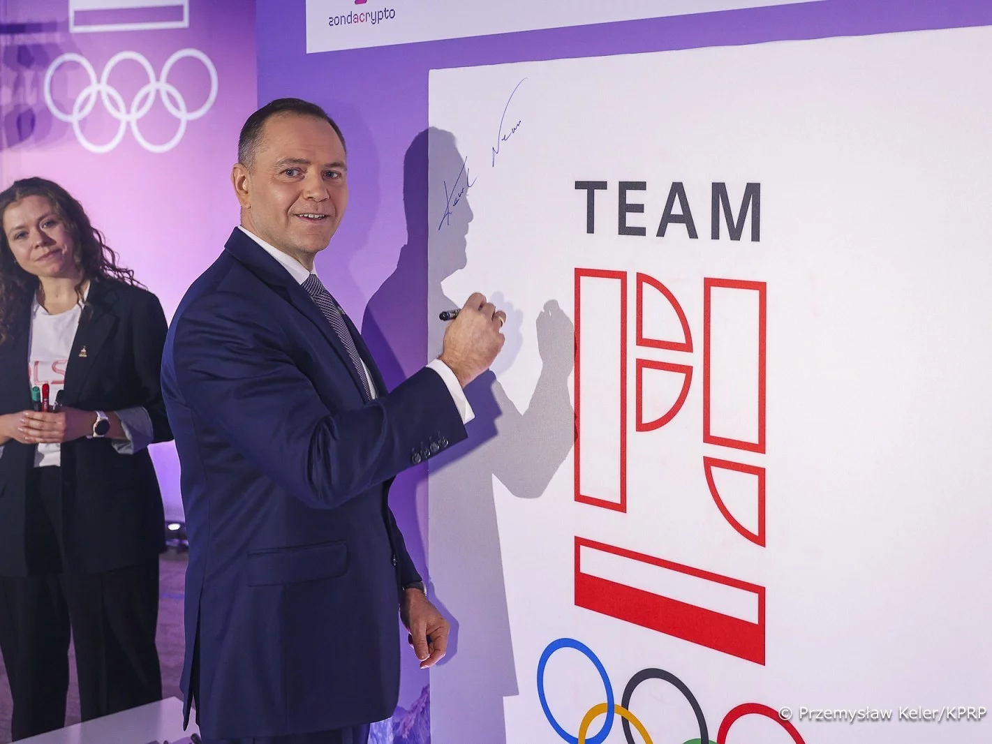 Nawrocki próbował zainspirować polskich olimpijczyków. Powołał się na własny przykład