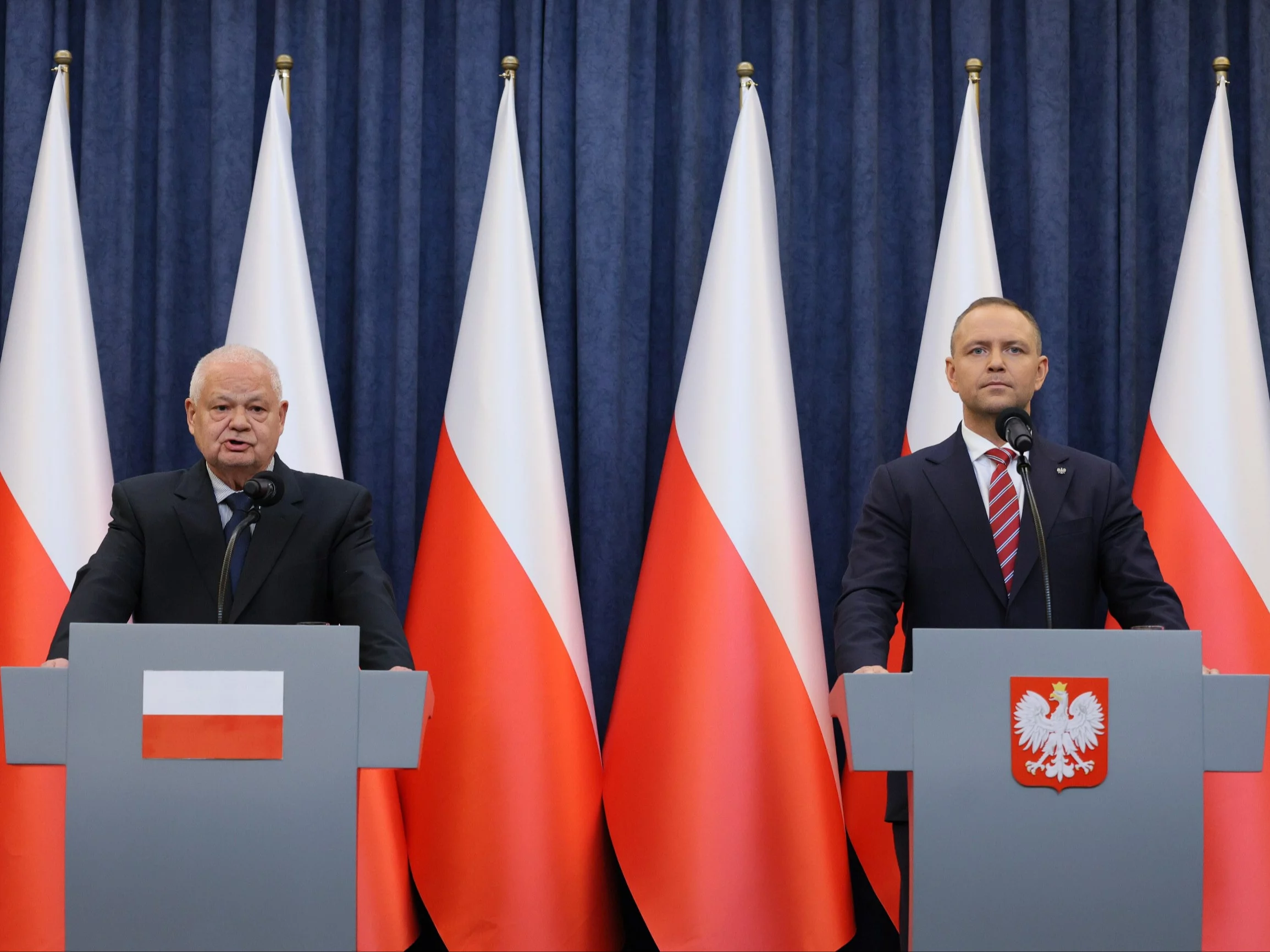 Karol Nawrocki i Adam Glapiński