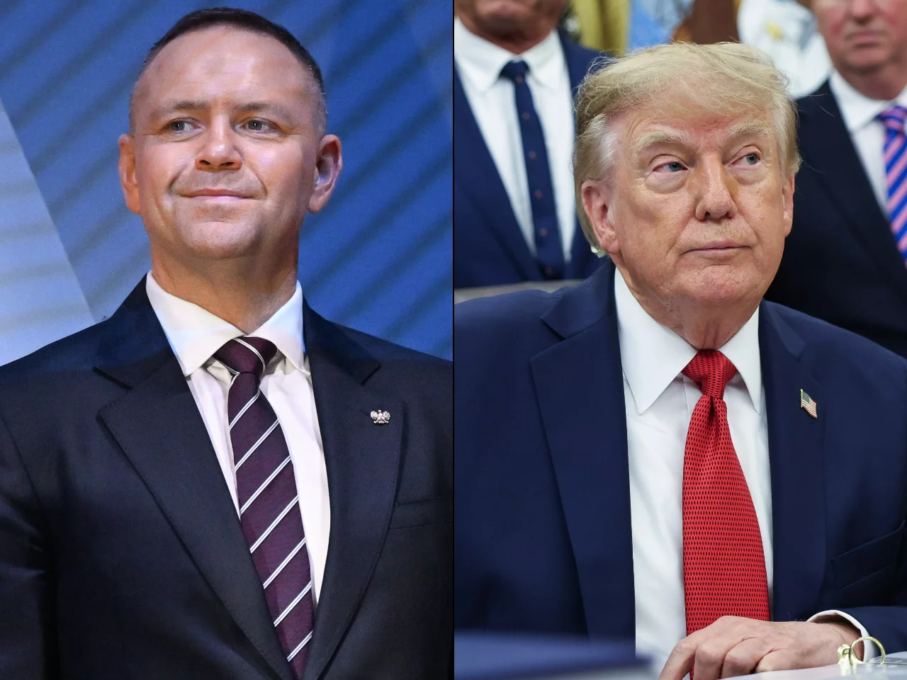 Karol Nawrocki i Donald Trump
