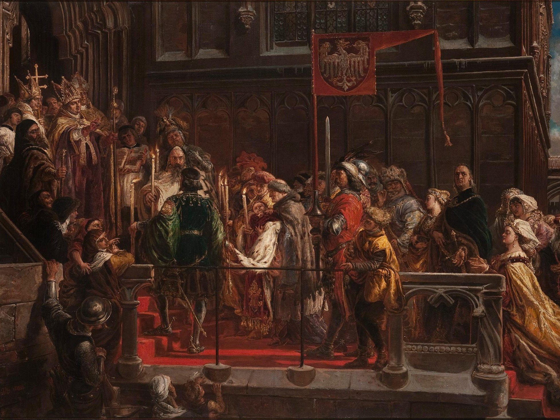 Jan Matejko – Chrzest Władysława Warneńczyka