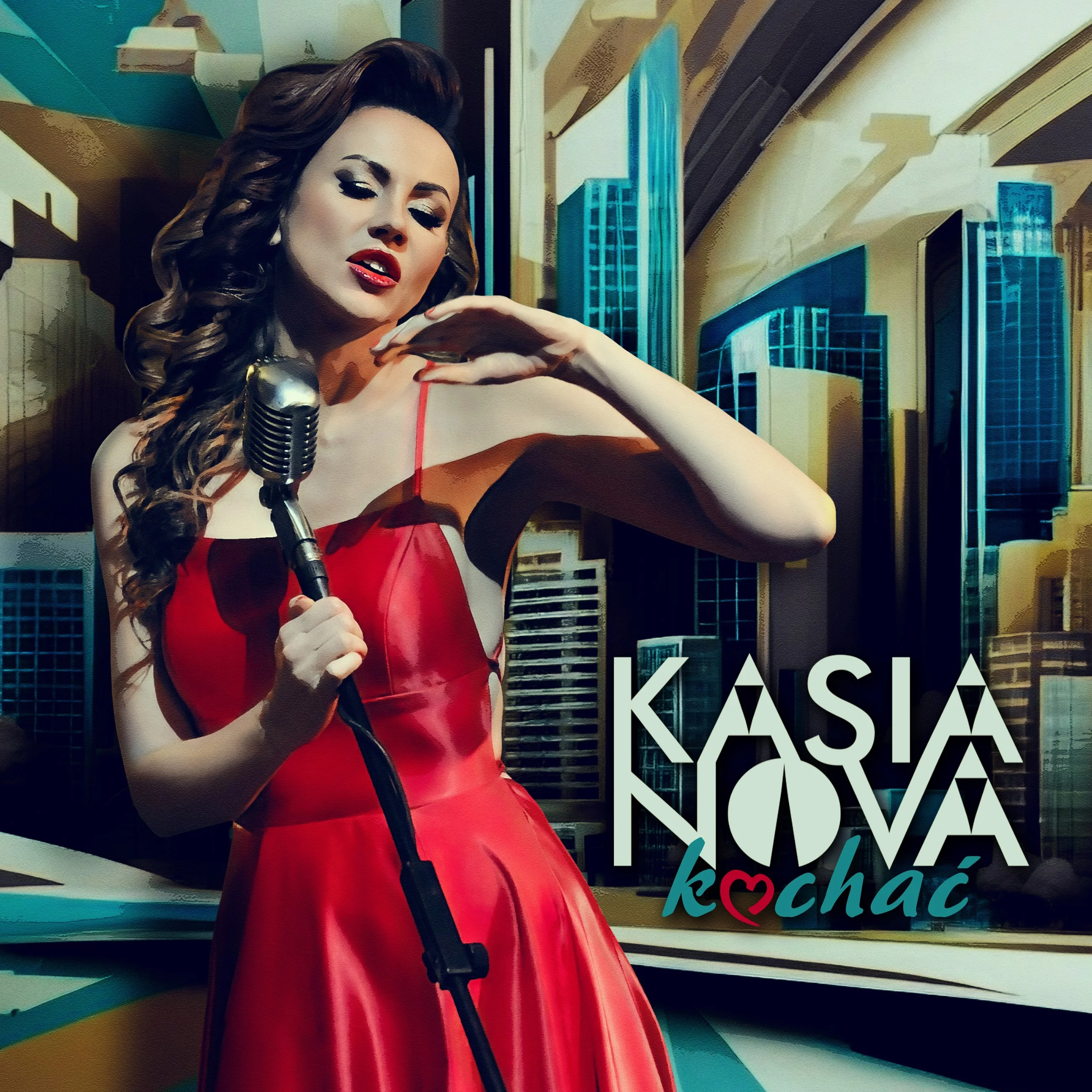 Kasia Nova „Kochać” – okładka płyty