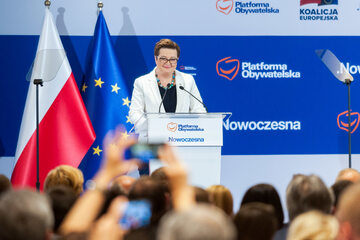 Katarzyna Lubnauer na Radzie Krajowej PO i Nowoczesnej