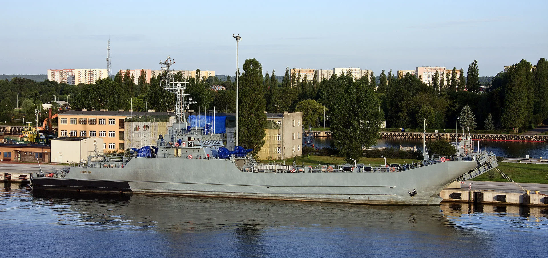 ORP "Lublin" w Świnoujściu